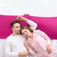 thumbnail image 5 of PiccoCasa 2 Pack Egyptian Cotton Pillowcases with Zipper Fuchsia Standard(20"x26"), 5 of 6
