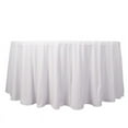 thumbnail image 2 of BalsaCircle 120 in White Scuba Polyester Round Tablecloth Party Linens Wedding Events Decorations Supplies, 2 of 8