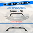 thumbnail image 6 of 4Pcs/set Mid-Width Front Bumper+Side +Wings+Bull Bar+Winch Plate for 2024-up TOYOTA TACOMA Heavy Duty Steel Modular 4 IN 1 Design, 6 of 10
