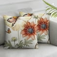 thumbnail image 3 of nygtbtfer Pillow Covers Set of 2 Throw Pillow Covers Spring Summer Decorative Outdoor Pillow Case Linen Cushion Cover for Sofa Bedroom Couch Bed White, 3 of 7