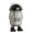Silver, variant on Astronaut Shaped Trash Can with Lid Cute Large Capacity Waste Bin for Bedroom Home Office Living Room Storage,Red 1pc