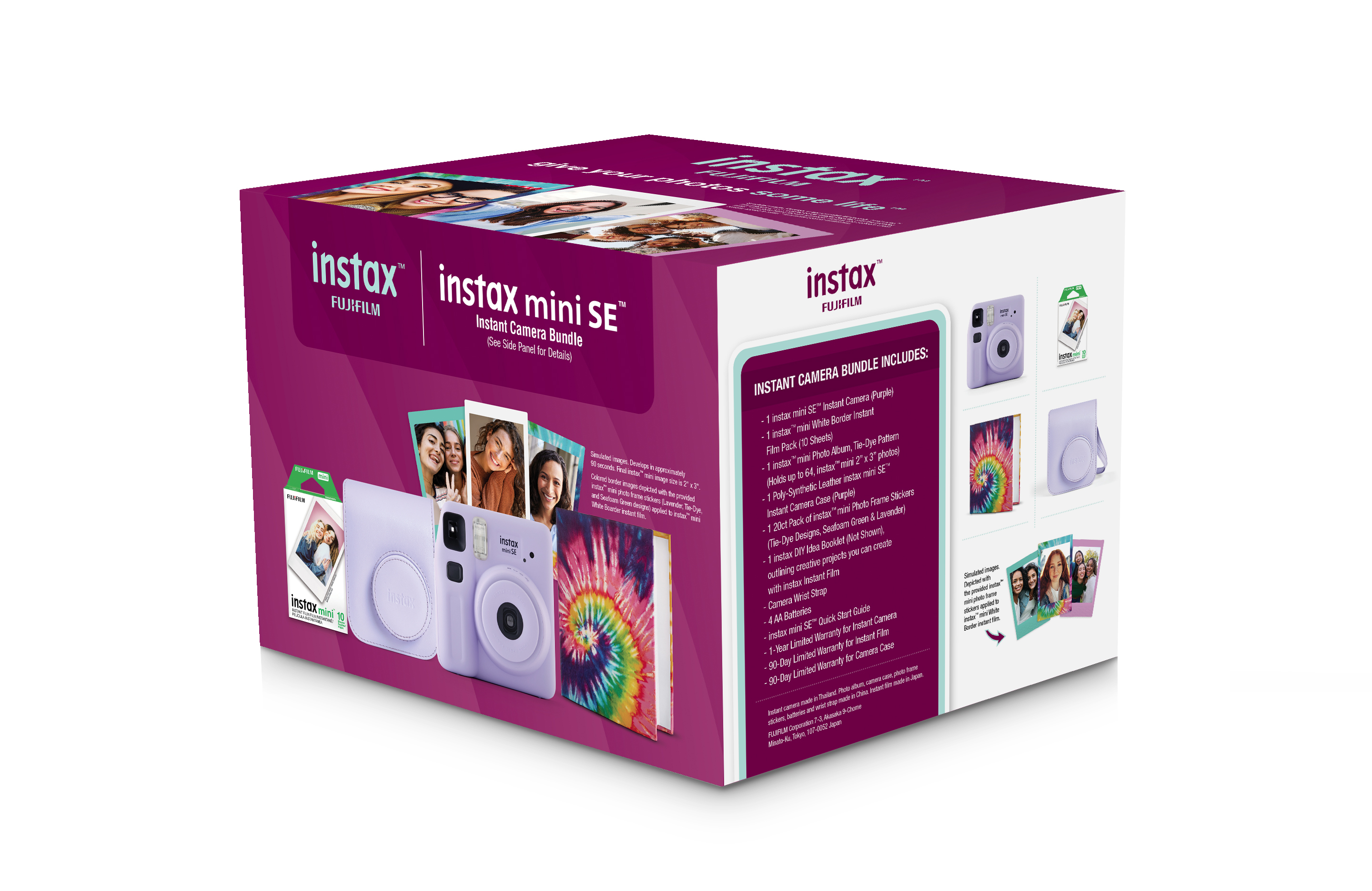 Fujifilm Instax Mini SE Instant Camera Bundle, Lavender photo 6