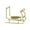 Gold-GD-home supplies, variant on LEFTHIGH Home Elegant Metal Sleigh Candle Stand for Holiday Tabletop Decoration Ideal for Dinners Weddings Creating Warm Festive Ambience 15.5x12.5x8cm Gifts