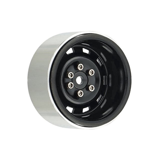 4 Uds. Llanta de rueda Beadlock de 19 pulgadas para SCX10 90046 AXI03007 Traxxas TRX4 RC4WD D90 Sywqhk libre de BPA