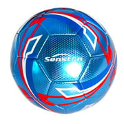 Senston Soccer Ball Training Ball Size 5 Official Match Ball Adults and Youth Soccer Futsal with Pump
