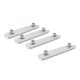 thumbnail image 1 of Conectores de riel para paneles solares, set de 4 piezas para techos metálicos, 1 of 9