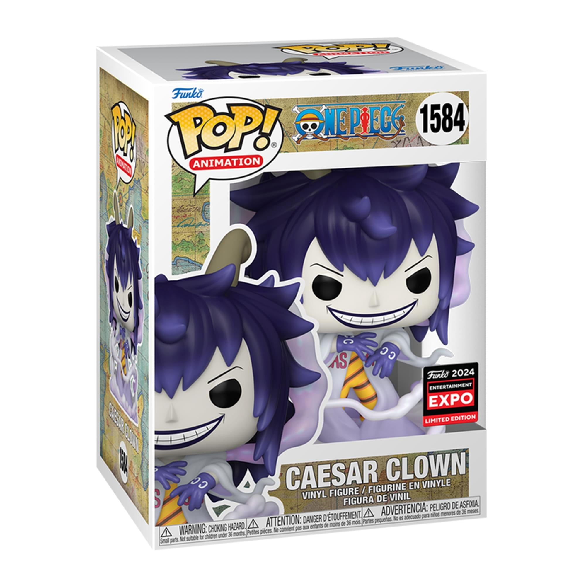 Funko Pop! One Piece Caesar Clown #1584 Chicago C2E2 2024 Exclusive