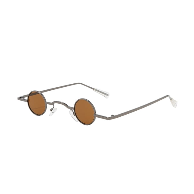 Wweixi Petit Rond Style Classique Rétro avec Cadre en Métal Petit Rond Encadré Style 5 1ensemble