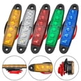 thumbnail image 3 of MYG 1PCS 6LED Side Marker Warning Signal 12/24V Truck Trailer Side Indicator Light, 3 of 7