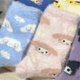 thumbnail image 4 of Calcetines de peluche Sanrio Kuromi con bonitos dibujos animados de anime My Melody Cinnamoroll, calcetines gruesos que mantienen el calor, a prueba de olores, regalos navideños para mujeres, 4 of 5