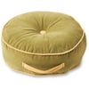 20" Round Floor Pillow, Hyatt Fabric, Moss