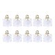 thumbnail image 2 of 10x Colgante de cristal multicolor poligonal para pendientes colgantes Collar Regalos de Navidad Blanco, 2 of 9