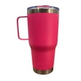 thumbnail image 2 of Termo de acero inoxidable Yeti Rambler Coffe color fucsia de 30 onzas, 2 of 3