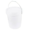 thumbnail image 6 of OATIPHO White 25L Round Bucket with Lid Multi Functional Paint Storage Container, 6 of 7