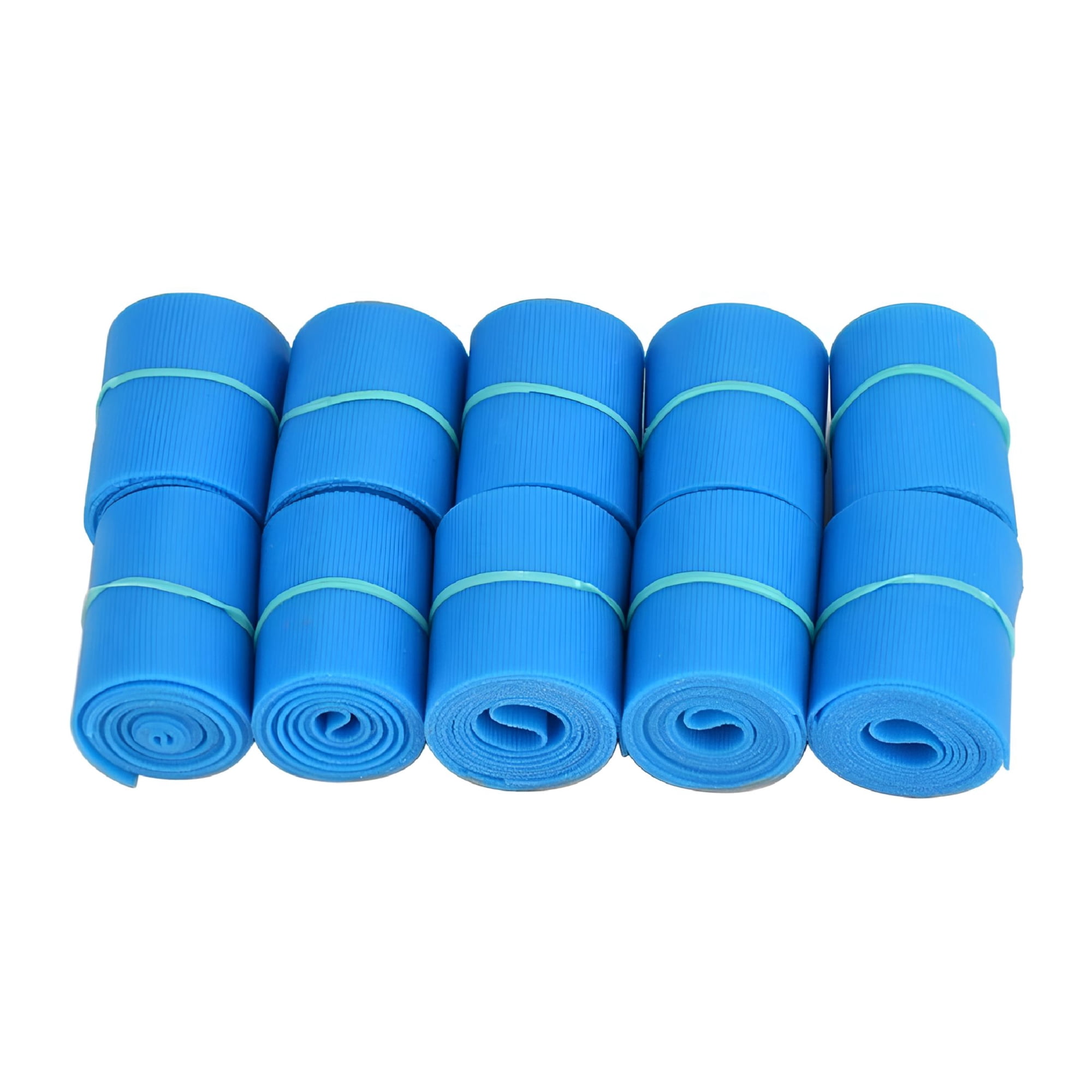 QAYOZ 10 Pieces 1'' Elastic Rubber Tourniquet First Aid Set for Outdoor