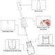 thumbnail image 1 of 5ml Nasal Spray Bottle Nasal Pump Sprayer Refillable Travel Size (20 Pcs) - ya01, 1 of 1