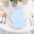 thumbnail image 4 of 100 Pcs 2-Ply Light Blue Napkins Paper Napkins Disposable Guest Hand Towels for Bathroom Dinner Wedding Baby Shower Party Guest Bathroom Napkins, 4 of 14
