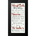 thumbnail image 2 of Words for the Soul 13x24 Black Modern Framed Museum Art Print Titled - Sleigh Bells, 2 of 5