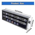thumbnail image 3 of Commercial 8 Channels Digital Kitchen Timer, Stainless Steel Calculagraph Timer With Alarm , Clock(,), 3 of 5