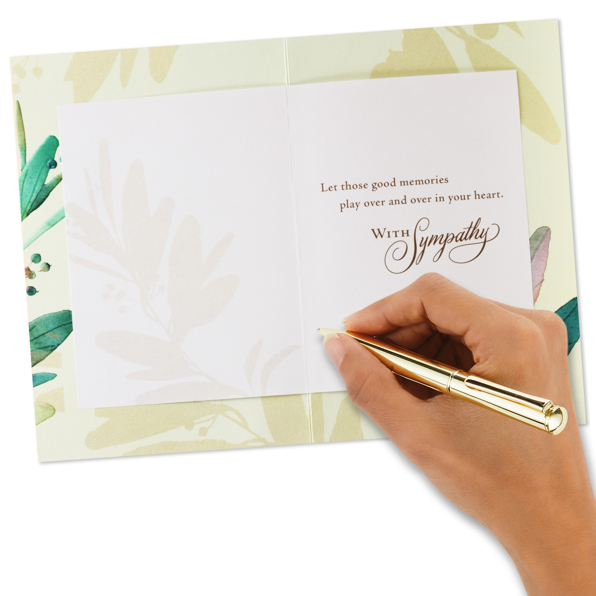 Hallmark Sympathy Card (Memories, Laughter, Love)
