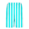 thumbnail image 4 of LMOIPLI Men's Swim Trunks Plus Size 2 in 1 Compression Liner Striped Swimwear High Elastic Waist Vacation Drawstring Bathing Suit Light Blue XXL, 4 of 6