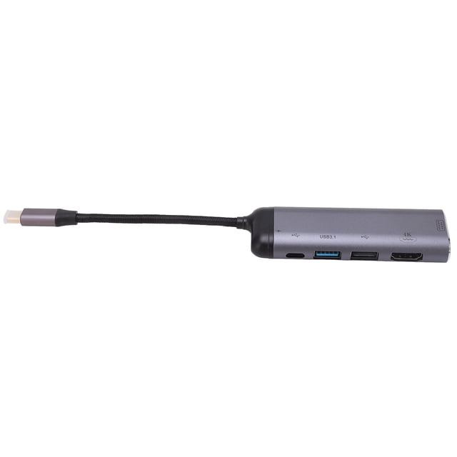 USB C Hub, Docking Station VGA USB3.1 USB2.0 PD100 Plug And Play High Speed 6 In 1 For Laptop ANGGREK Como se muestra en la descripción