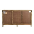 thumbnail image 3 of Taran Designs Monte 6-drawer 2-door Carved Solid Wood Sideboard in Gray, 3 of 8