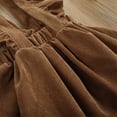 thumbnail image 6 of Aunavey Baby Girls Corduroy Suspender Skirt Kids Ruffled Casual Strap Sundress Overall Skirt Outfit, 6 of 6