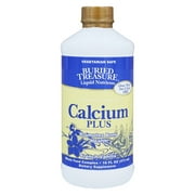 Buried Treasure Calcium Plus Whole Food Complex Liquid, French Vanilla, 16 Fl Oz