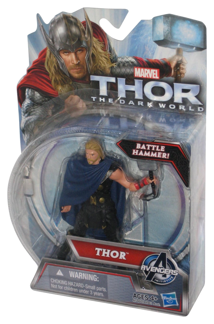 Avengers NIB Hammer Launch Thor Figure Marvel Thor The Dark World 