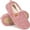 Pink, variant on WALL QMER Slippers for Women Indoor/Outdoor, House Shoes Bedroom Non-slip Warm Fluffy Womens Slippers, Women's Fuzzy Memory Foam Closed Back Slippers, Gray