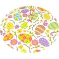 thumbnail image 2 of Easter Eggs Colorful Flowers 36 Inch Christmas Tree Skirt Round Winter Snow Suitable for Christmas Xmas Halloween Holiday Party Decor Decoration Occasion, 2 of 6