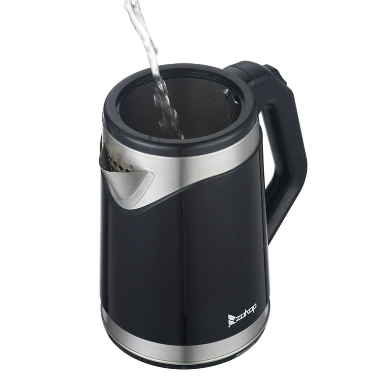 West Bend 1.5-Liter Cordless Serving Electric Kettle with Auto Shut Off -  Black 