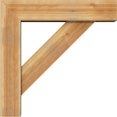 thumbnail image 3 of Ekena Millwork 8"W x 34"D x 34"H Traditional Block Rough Sawn Bracket w/ Offset Brace, Western Red Cedar, 3 of 25