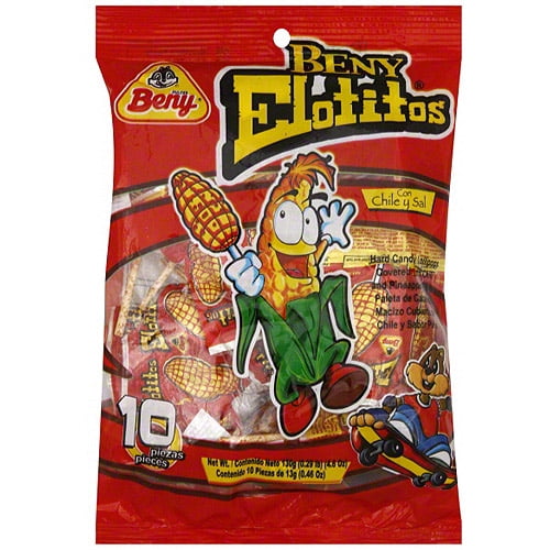 Dulces Beny Chili And Pineapple Flavored Lollipops, 4.6 oz (Pack of 24) by Generic