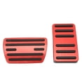 thumbnail image 2 of Car Foot Rest, 2PCS Comfortable Accelerator Brake Pedal  Replacement For  10 2018-2021 For Maintenance Silver,Red, 2 of 8