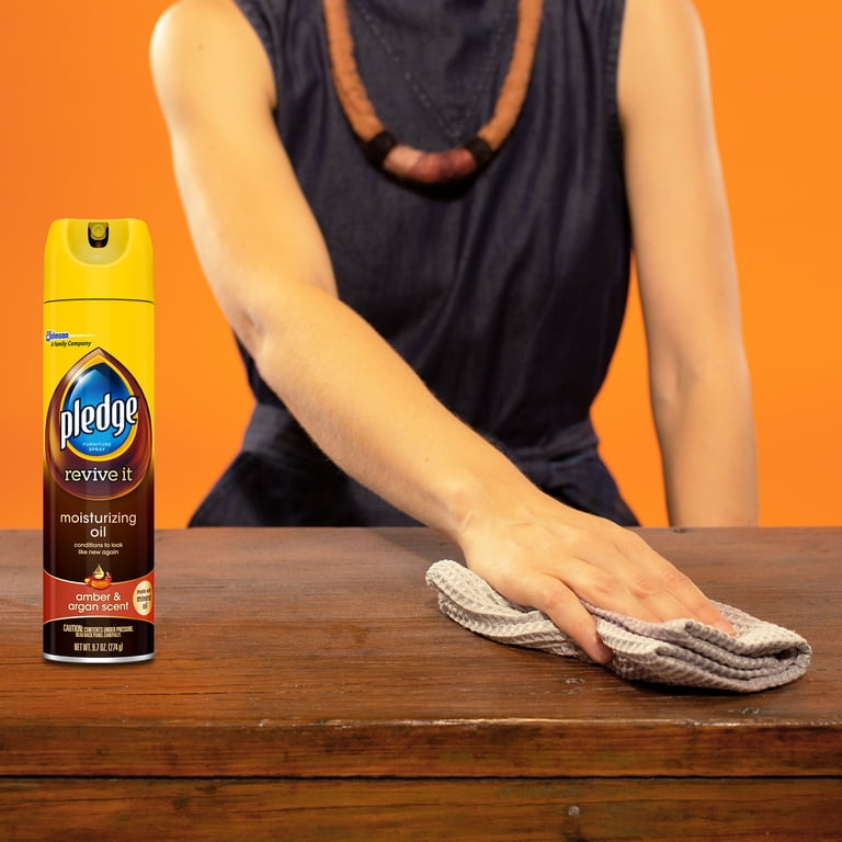 Pledge Moisturizing Oil Spray Amber & Argan 3-Pack photo 6