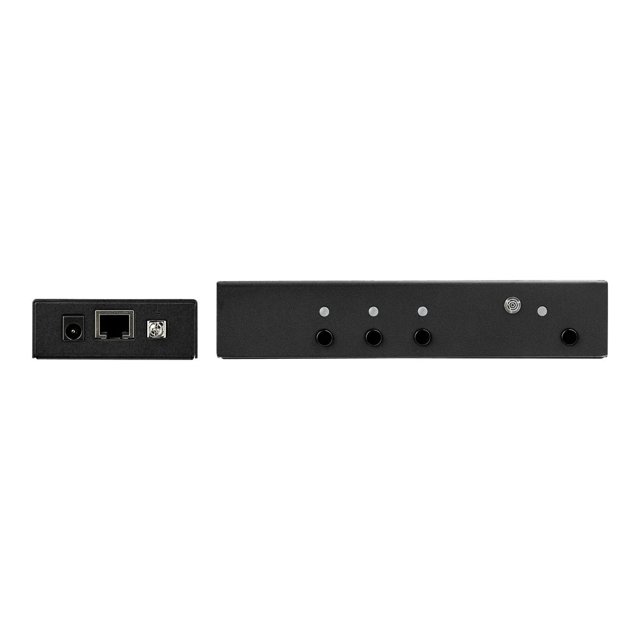 StarTech.com HDMI Extender over CAT6/5e with 3 Port Video Switch, 4K 30hz/115 Pieds, HDBaseT HDMI Transmitter and Receiver Kit, IR Control, 4K Video over Ethernet with Automatic HDMI Switcher 3 Port HDMI Switch Box (VS321HDBTK) - Vidéo/audio/infrarouge Extendeur - HDBaseT - sur CAT 5e/6 - jusqu'à 230 Pieds - Conforme TAA