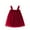 Wine, variant on Posijego Toddler Baby Girls Tulle Dresses Sleeveless Solid Color Tiered Cute Princess Dresses for Little Girls