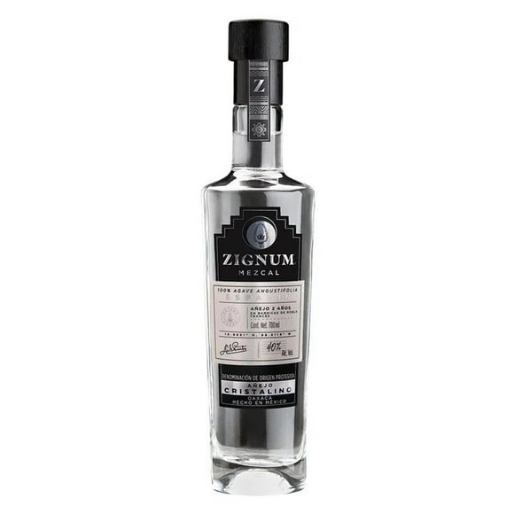 Paquete de 3 Mezcal Zignum Añejo Cristalino 700 ml