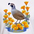 thumbnail image 3 of CafePress - California Quail And Golden Poppy T Shirt - Fitted T-Shirt, Vintage Fit Soft Cotton Tee, 3 of 4