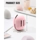 thumbnail image 5 of Makeup Sponge Holder,shatterproof Eco Friendly Silicone Beauty Make Up Blender Case For Travel,pink, 5 of 5