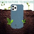 thumbnail image 4 of Trigo: Phone case Compatible With Apple iPhone 12 Pro Max [6.7 Inch Screen]-100% Compostable, 100% Biodegradable and 100% Eco-Friendly Phone case Protective Cover-Made from Plant-White, 4 of 7