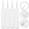 thumbnail image 2 of Empty Caulk Tubes 4-Pack: Refillable Plastic Sealant Tubes for DIY Home Repairs, 2 of 4