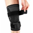 thumbnail image 2 of NEENCA Knee Brace for Knee Pain Relief, Compression Knee Sleeves with Patella Gel Pad & Side Stabilizers,Support for Arthritis, Meniscus Tear, Men Women,Dark grey-S, 2 of 8