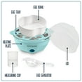 thumbnail image 6 of Nostalgia MyMini Egg Cooker, 7 Egg Capacity Electric Egg Boiler with Cool-Touch Handles, 350W, Aqua, 6 of 10