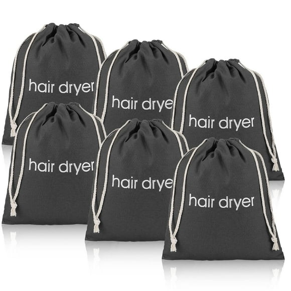 Bolsas para secador de pelo ERKXD, paquete de 3, 6 y 8 para baño de viaje