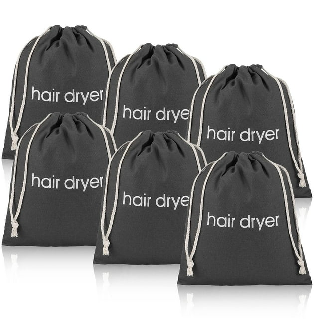 Bolsas para secador de pelo ERKXD, paquete de 3, 6 y 8 para baño de viaje