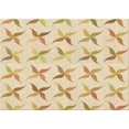 thumbnail image 1 of Ahgly Company Indoor Rectangle Patterned Vanilla Gold Area Rugs, 4' x 6', 1 of 6