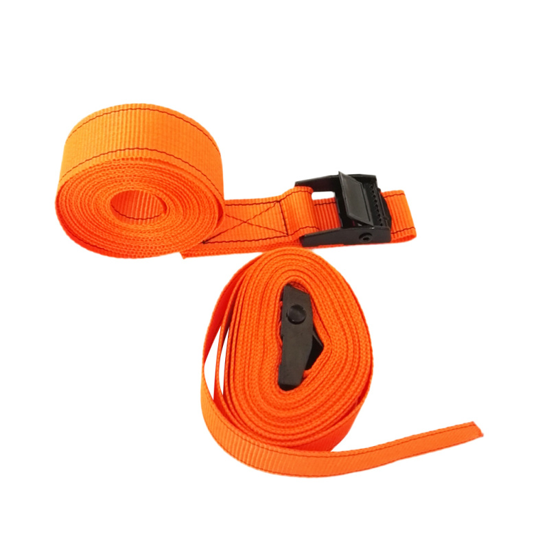 2 Pieces Heavy Duty Metal Cam Buckle Tie Down Lashing Straps for Kayaks